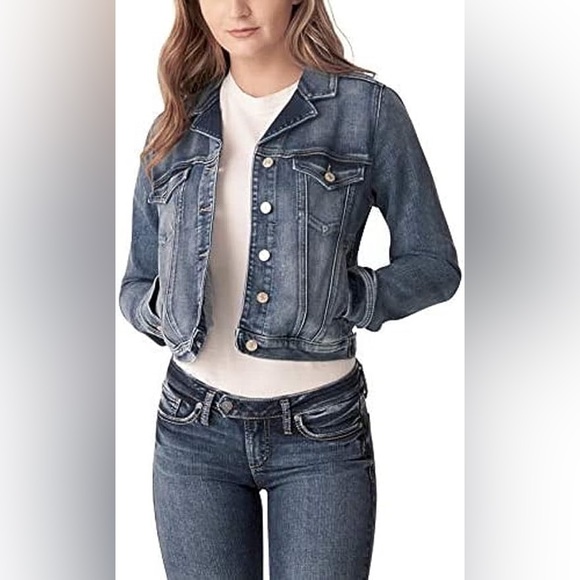 Silver Jeans Jackets & Blazers - SILVER JEANS CO. DENIM JACKET